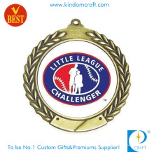 China Customized nosotros medallita de cobre de la liga pequeña 2D que estampa con el Paster impreso
